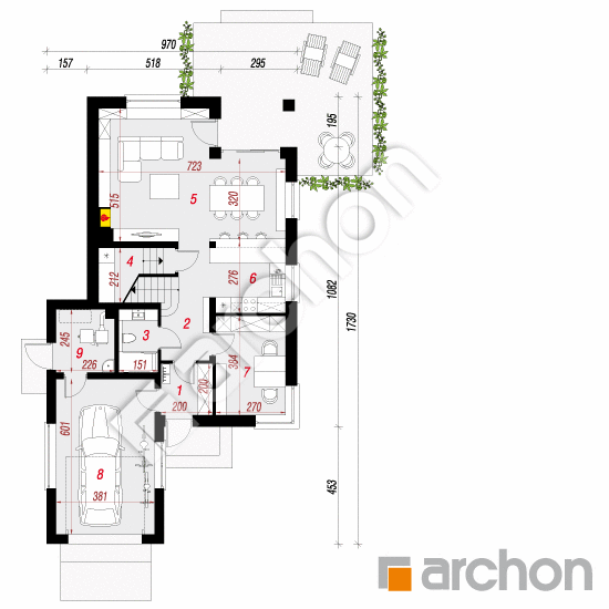 Vila Elvíra | <span class="translation_missing" title="translation missing: sk.products.print_pages.projections.poziom1">Poziom1</span>