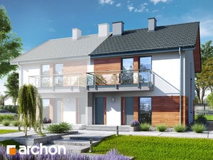 Projekt domu ARCHON+ Dom medzi macoškami (R2B)