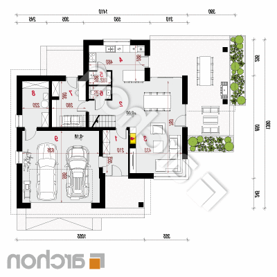 Vila Miranda 10 (G2)  | Pôdorys prízemia 