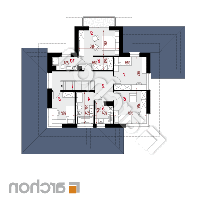 Vila Miranda 10 (G2)  | Pôdorys pátra 