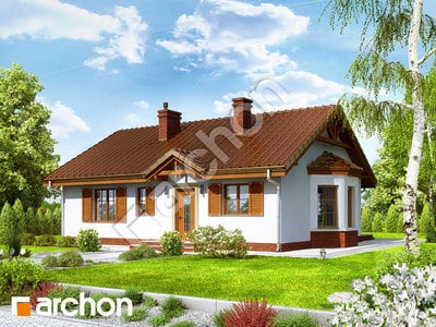 Projekt domu ARCHON+ Dom medzi černicami 2 ver.2