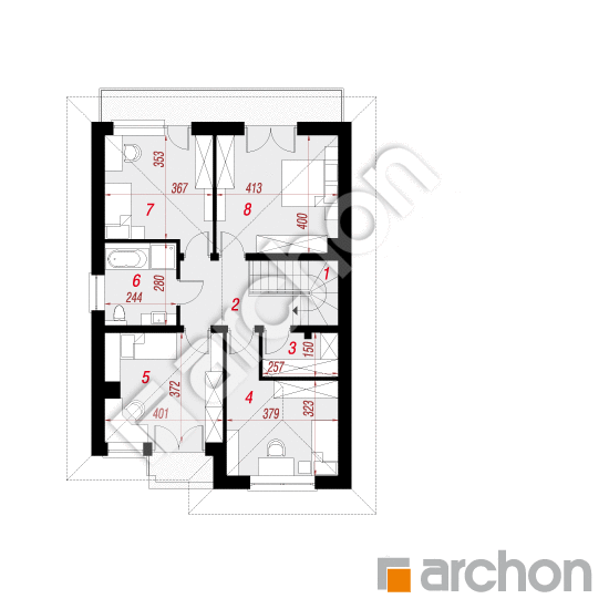 Vila Julia 7 | <span class="translation_missing" title="translation missing: sk.products.print_pages.projections.poziom2">Poziom2</span>