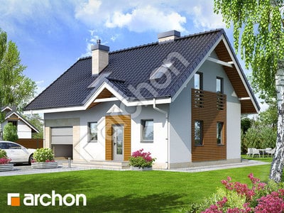 Projekt domu ARCHON+ Dom medzi čučoriedkami 2 ver.2