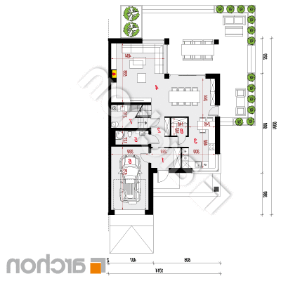 Vila Julia 10 (B) | Pôdorys prízemia 