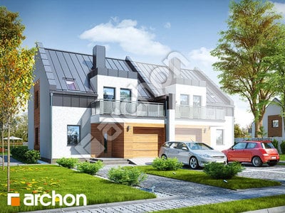 Projekt domu ARCHON+ Dom pod agávami 2 (B) ver.2