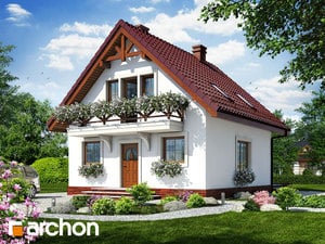 Projekt domu ARCHON+ Dom medzi rododendronmi 11 ver.2