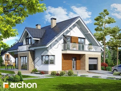 Projekt domu ARCHON+ Dom medzi tymiánom 5 ver.2