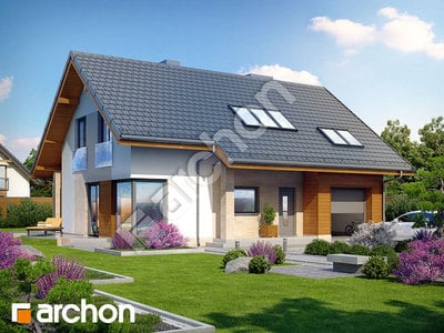 Projekt domu ARCHON+ Dom vo vistériách ver.2