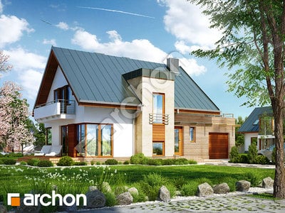 Projekt domu ARCHON+ Dom v amarilkách (P) Termo