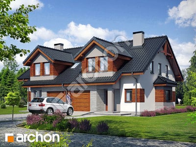 Projekt domu ARCHON+ Dom v plamienkoch 9 ver.2