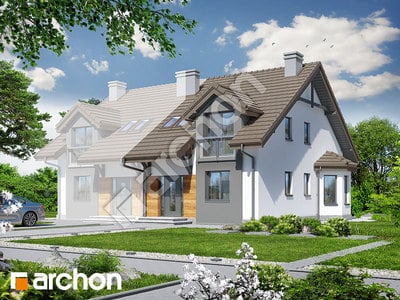 Projekt domu ARCHON+ Dom medzi stračonôžkami 2 ver.2