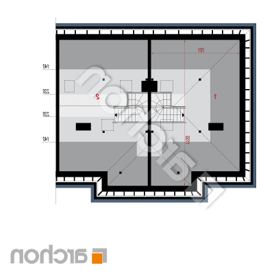 Vila Julia 12 (R2B) | Pôdorys podkrovia 