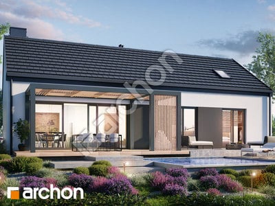Projekt domu ARCHON+ Dom medzi kosatcami 8 (N)