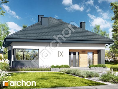 Projekt domu ARCHON+ Dom medzi ringlotami 25