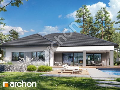 Projekt domu ARCHON+ Dom v snežienkach 17 (G2E)