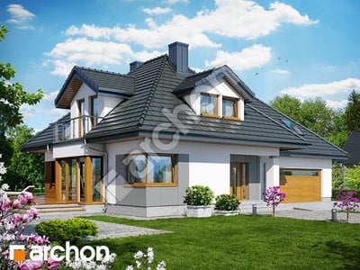Projekt domu ARCHON+ Dom medzi černuškou 2 (G2) ver.2