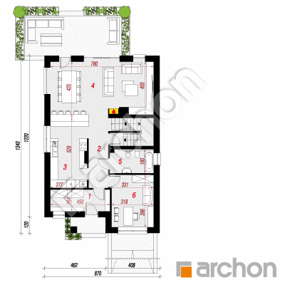 Vila Júlia 8 (P) | Pôdorys prízemia 