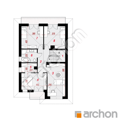 Vila Júlia 8 (P) | Pôdorys pátra 