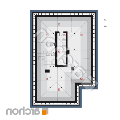 Dom medzi ringlotami 14 (G2) | Pôdorys podkrovia 