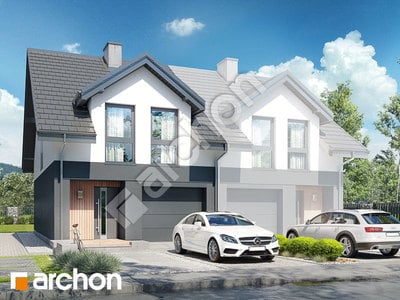 Projekt domu ARCHON+ Dom pod ginkom 21 (GB)