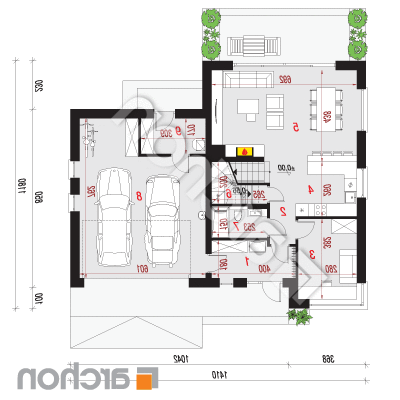 Vila Julia 16 (G2) | Pôdorys prízemia 