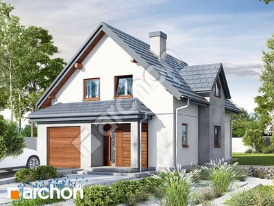Projekt domu ARCHON+ Dom medzi fuksiami ver.2