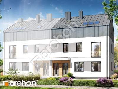 Projekt domu ARCHON+ Dom medzi macoškami 17 (R2B) ver.2