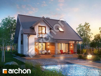 Projekt domu ARCHON+ Dom vo filodendrónoch 3