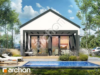 Projekt domu ARCHON+ Dom medzi kosatcami 5 (N)