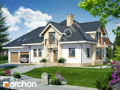 Projekt domu ARCHON+ Dom v hyacintovcoch (G2) Termo