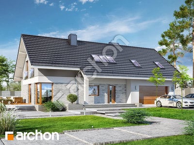 Projekt domu ARCHON+ Dom vo vistériách 5 (G2)